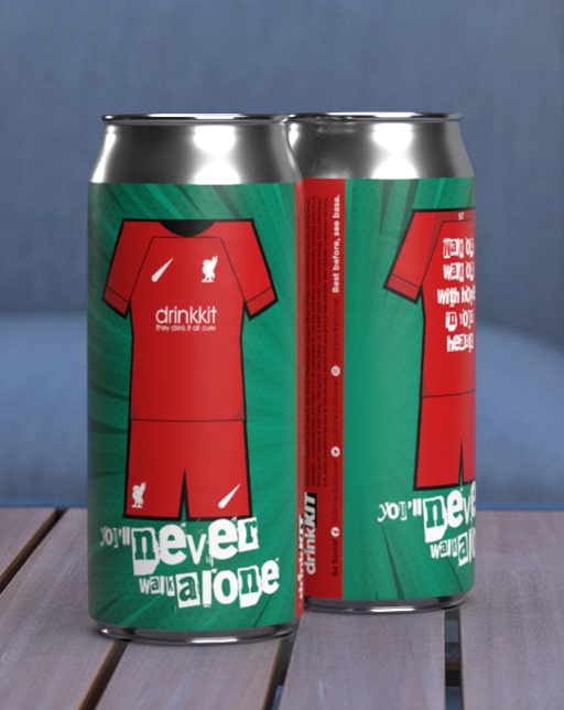 Liverpool Home Kit Inspired Beer 6x440ml can pack