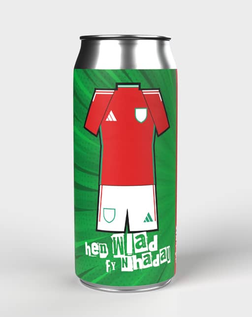 Wales Home Kit Inspired Beer 6x440ml can pack